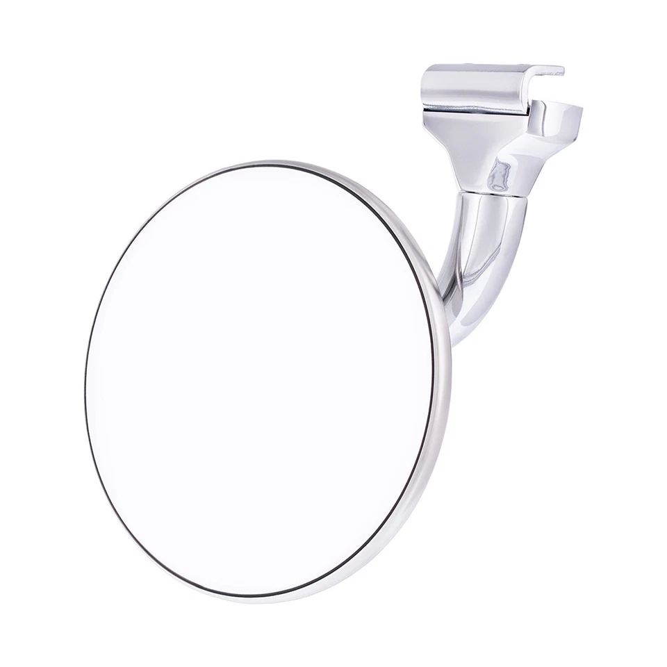 United Pacific 4" Curved Arm Peep Mirror w/Convex Mirror Glass - Single Mirror - Изображение 1 из 4
