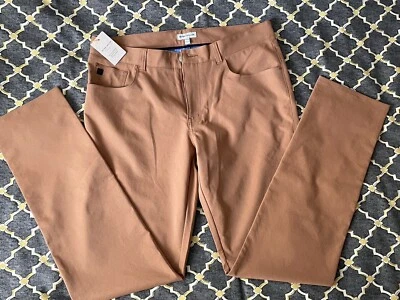 PETER MILLAR CROWN SPORT BTN NUEVO PANTALÓN CASUAL HOMBRE TALLA 32/34 Foto 1 de 4