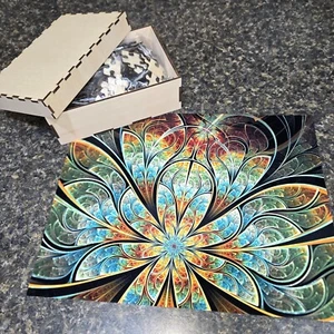 Rompecabezas de exhibición de arte fractal colores convergentes - Imagen 1 de 1