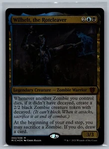 MTG Commander: Innistrad: Midnight Hunt Wilhelt, the Rotcleaver #002 Display - Picture 1 of 2