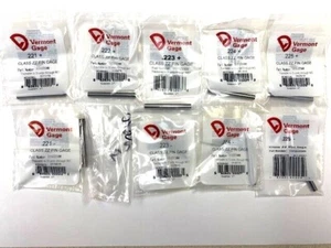 MEDIDOR DE PIN MEDIDOR VERMONT ELIGE TAMAÑOS .221 .222 .223 .224 .225 + ORO - MÁS MENOS - Imagen 1 de 1