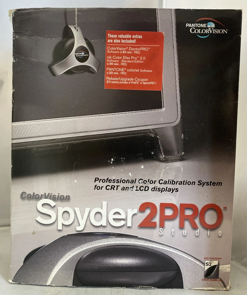 ColorVision SPYDER2PRO Studio Colour Calibration For Crt / Lcd Displays Complete - Image 1 of 4