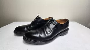 TP TERRA PLANA Herren Schwarz Leder Schnürschuhe Morgan Schuhe Größe 12 53120 - Bild 1 von 13