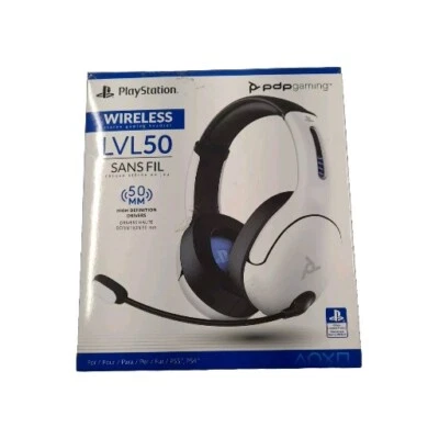 OPEN BOX PDP LVL50 Wireless Headset with Noise Cancelling Microphone - White™ 🔸 - Image 1 of 3