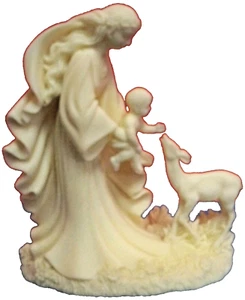 Figur Millenium "Gentle Love" Mutter Baby Rehkitz 5"T Roman Inc 1996 nummeriert - Bild 1 von 5