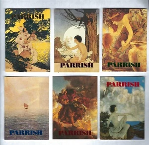 1994 Comic Images Foil Maxfield Parrish Collector 6 Karten Set - Bild 1 von 1