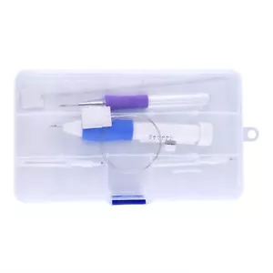 ABS+Metal Magic Embroidery Pen Set Punch Needle Stitching Knitting Sewing Tool - Picture 1 of 15