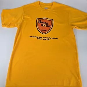 Camiseta amarilla United By Soccer Academy adulto L Augusta ropa deportiva - Imagen 1 de 10