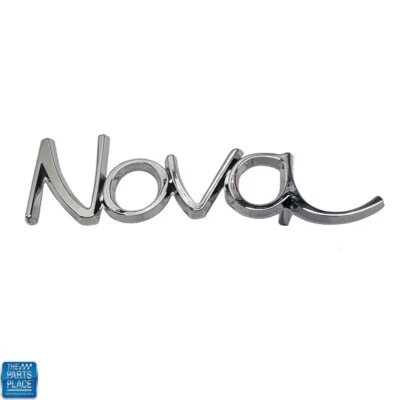 Chevrolet Nova 1969-72 emblema de guardabarros delantero OEM - GM # 3953676 metal fundido a presión nuevo Foto 1 de 2