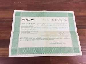 Rolex Vintage 572.01.300 Garantie Paper 1970s + Free Post - Picture 1 of 11