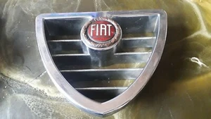 FIAT old classic front grill emblem enamelled chrome metal very rare - Bild 1 von 10