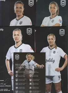 REIGN FC 4 MATCHDAY PROGRAMS 2019 + SCHED ALLIE LONG USWNT NWSL DARIAN JENKINS - Picture 1 of 6