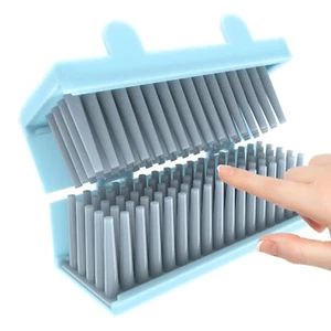 Reusable Silicone Hair Catcher Shower Wall Hair Collector for Bathroom Bathtub - Picture 1 of 6