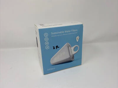 SOMA Sustainable Water Filters Replacement (Pack of 2) BRAND NEW Factory Sealed - Image 1 of 4