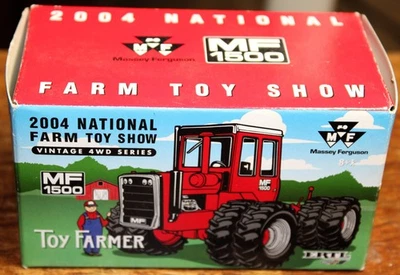 ERTL MF 1500 4WD Tractor 1/64 Scale 2004 National Farm Toy Show - Image 1 of 4