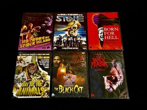 6 Severin Horror DVD Lot! Spider Island, Born For Hell + More!!! NEW *RARE OOP* - Bild 1 von 15