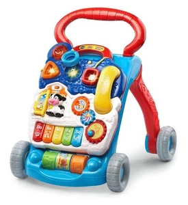 VTech Sit-to-Stand Learning Walker (Frustration Free Packaging), Blue - Picture 1 of 2