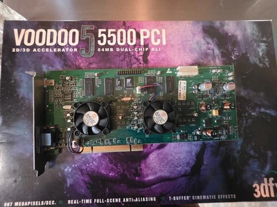 3Dfx - VOODOO 5 5500 PCI - Working - Original Box - Image 1 of 2