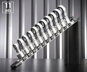 TONO HRM311F Flex Head Trinquete Anillo Juego de llaves 8-19mm 3/8" 11 tamaños - Imagen 1 de 7