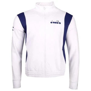diadora Tennis Full Zip Jacket Womens White Casual Athletic Outerwear 179133-200 - Picture 1 of 3