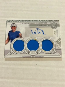 2024 TOPPS ROYALTY TENNIS DONNA VEKIC 75/75 TRIPLA RELIQUIA AUTO SP CS1 - Foto 1 di 2