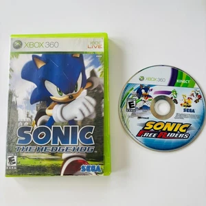 Sonic the Hedgehog (Microsoft Xbox 360, 2006) + Sonic Free Riders Disc TESTED! - Picture 1 of 3
