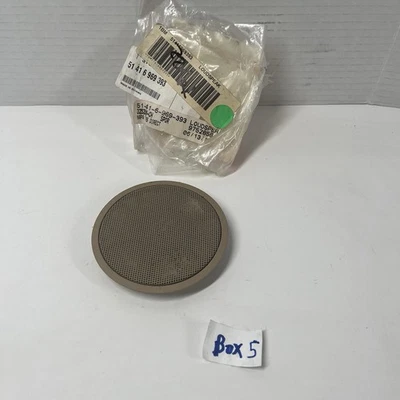 NEW 2011 - 2017 BMW X3 BEIGE DOOR TRIM SPEAKER GRILLE 51-41-6-969-393 OEM - Image 1 of 4