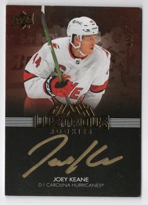 2021-22 UD Black Lustrous Rookies Autograph Gold #LRS-JK Joey Keane 06/25 - Picture 1 of 1
