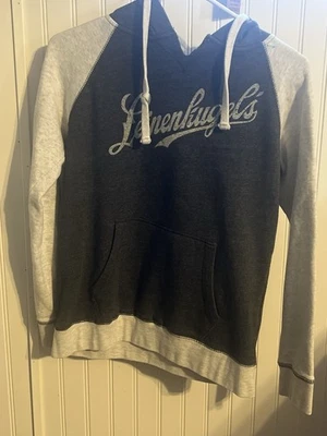 Женская толстовка с капюшоном MV Sports Leinenkugel темно-серая размер маленький - Изображение 1 из 3