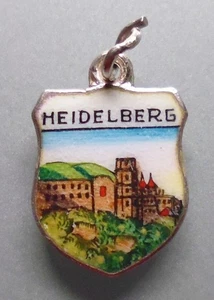 Anhänger - Bettelarmband - Wappen Email - Heidelberg   - 800 er Silber - Bild 1 von 2