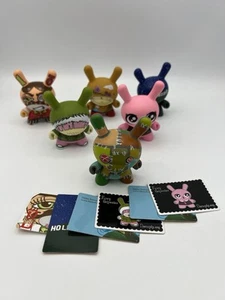 Kidrobot Dunny 3" LA Serie 6x Blaine Fontana Fawn Hollywood - Bild 1 von 6