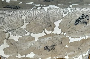 John Lewis Fabric Atulya Flower Cream 1.7 Metre Piece / Fabric Remnant RRP £50m - Picture 1 of 1