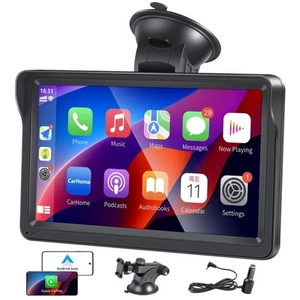 Car Play, Portable Wireless Carplay & Android Auto, Car Stereo Disp... Fast Ship - Picture 1 of 7