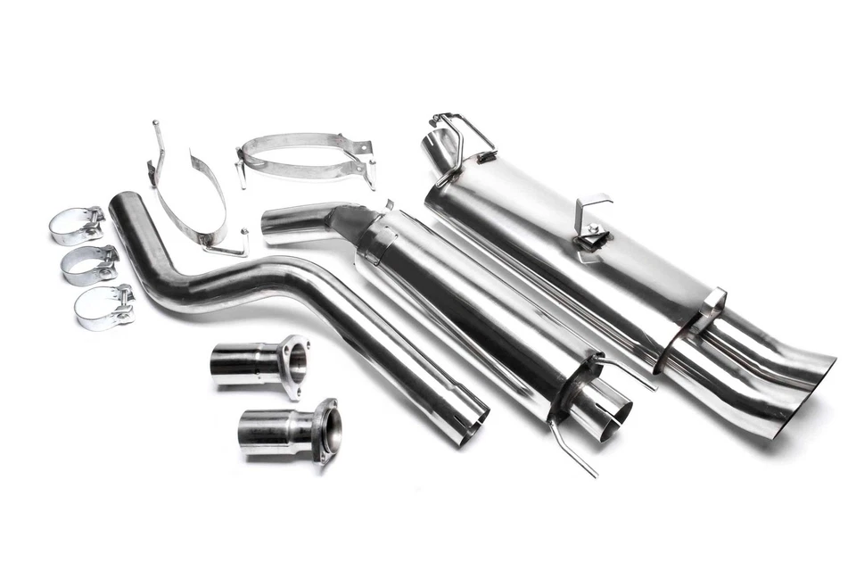 Impianto di scarico 2x76 mm DTM, Opel Astra F, 91-98, Opel Kadett E, 84-91 - Immagine 1 di 1