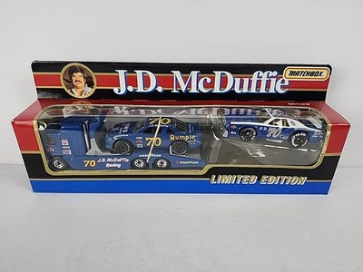 Matchbox Team Convoy Set 70 J.D. McDuffie Racing Kenworth Hauler and 2 Cars - Image 1 of 4