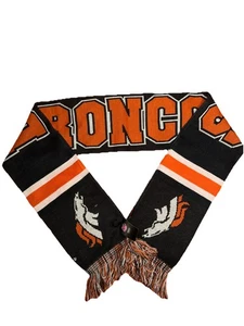 NFL 47 Marca BRONCOS Invierno Tejido Borla Bufanda 32 X 7 Pulgadas Nuevo - Imagen 1 de 8