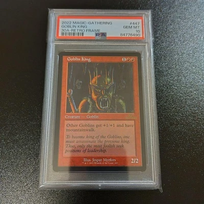 10 Mtg 30Th Goblin King Rare Old Frame Collection No.MM859 - Image 1 of 3