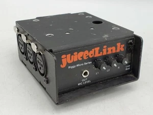 JuicedLink Riggy Micro Low-Noise 3 XLR Input Preamp RM333 for DSLR Cameras - Picture 1 of 7