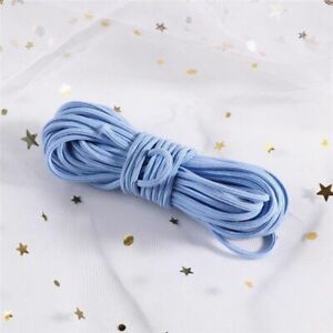 5m Elastic Cords Round Rubber Stretch Bands DIY Jewelry Making Garments Tag Cra