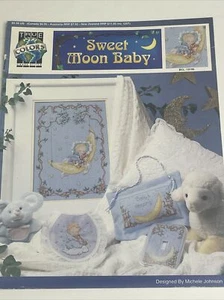 True Colors Sweet Moon Baby Cross Stitch Pattern - Picture 1 of 7