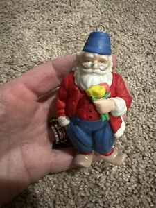 DANBURY MINT Santa Around The World CHRISTMAS TREE Ornament Holland 3 1/2" - Imagen 1 de 8