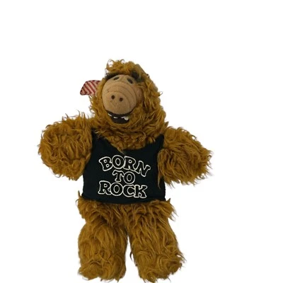 1988 ALF Born To Rock Hand Puppet/ Golf Head Cover Alien Burger King Toy 11" - Image 1 of 4