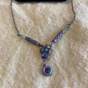"Collar Gargantilla de Cristal Mosaico Firefly Dolce Vita de Colección Plata 16""" - Imagen 1 de 7
