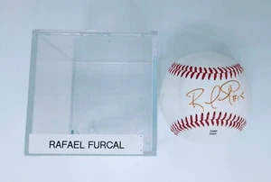 AUTHENTIC AUTOGRAPHED Rafael Furcal ATLANTA BRAVES OML BASEBALL AUTO W/CASE RARE - Picture 1 of 2