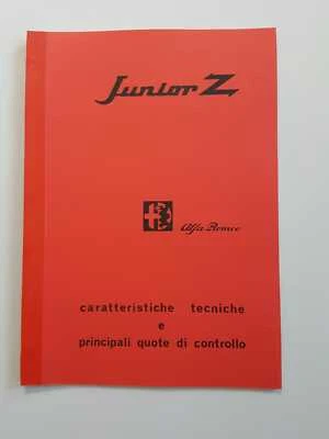 Manuale di officina workshop manual Alfa Romeo GT 1300 junior Zagato 1969 - 72 - Immagine 1 di 3