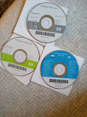 HP deskjet F300 Series MAC CD Version 7.6.0, Windows CD  and CD Manual - Image 1 of 4