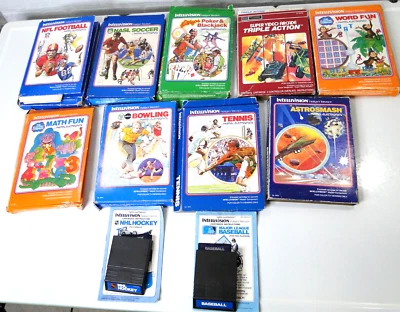 INTELLIVISION GAMES LOT OF 11 - In Original Boxes - See Description - Image 1 of 4