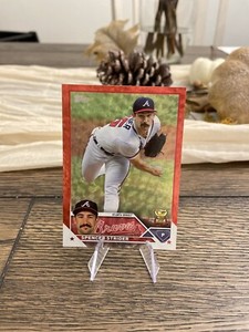 Spencer Strider RED FOIL /199 2023 Topps Series 2 Atlanta Braves #602