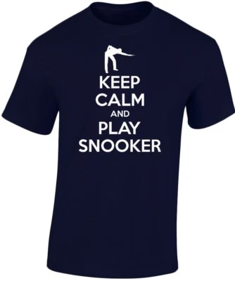 Keep Calm And Play Snooker Kinder Unisex T-Shirt 8 Farben (XS-XL) von swagwear
