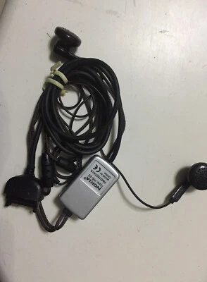 Genuine Nokia HS-23  Silver/Black In-Ear Stereo Headsets Nokia Hands free - Image 1 of 4